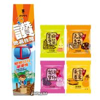 銷售一空-改2款*4包[富強森-強森先生] 綜合蔬食卡滋餅(戀戀日月) ( 240公克=20g*4款*3包 )*1盒~體積較大限宅配配送)~每袋有四種口味(冬筍、芋頭、香菇、蕃薯),適合全家大小,更是最佳伴手禮選擇,可前